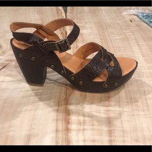 Kork-Ease “Deborah” Platform Sandal Heeled Clog 8